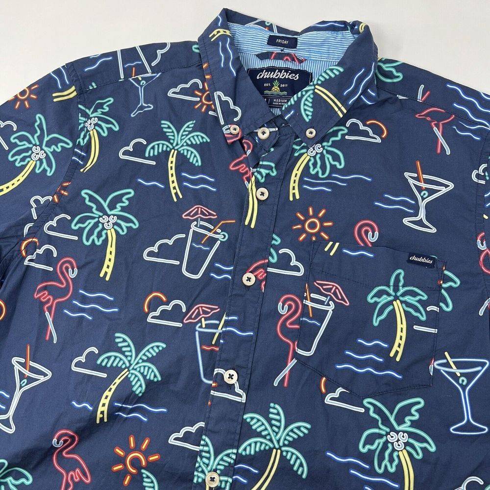 Chubbies Friday Performance Button Down Shirt Men… - image 1